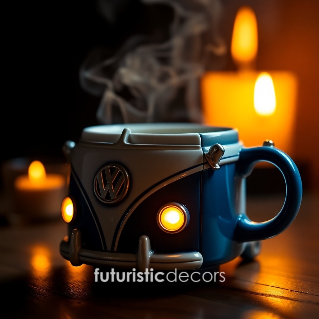 Volkswagen Bus Shaped Coffee Mug