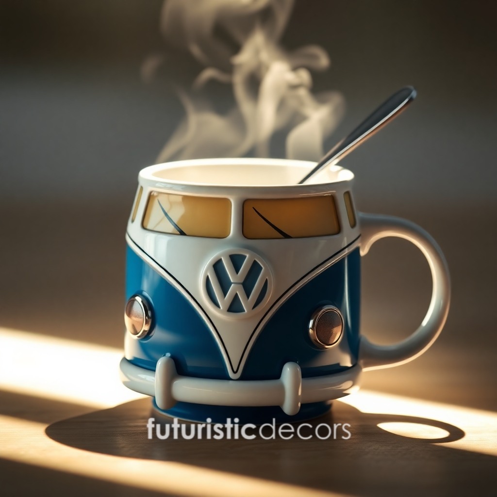 Volkswagen Bus Shaped Coffee Mug