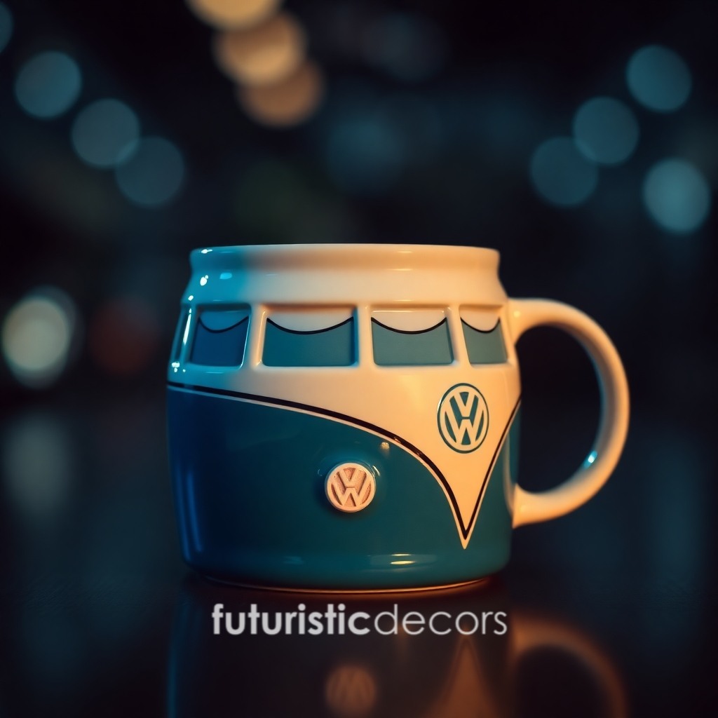 Volkswagen Bus Shaped Coffee Mug