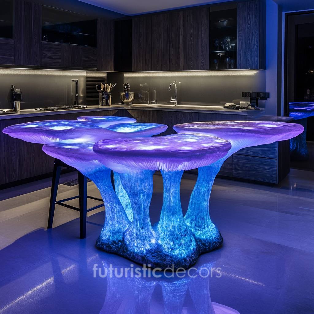 Glowing Mushroom Kitchen