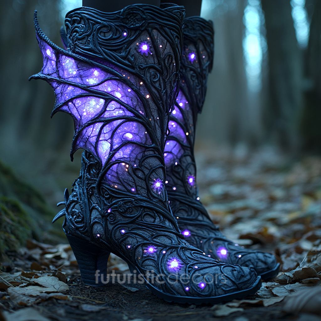 Purple Dragon Boots