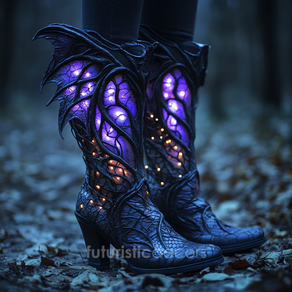 Purple Dragon Boots