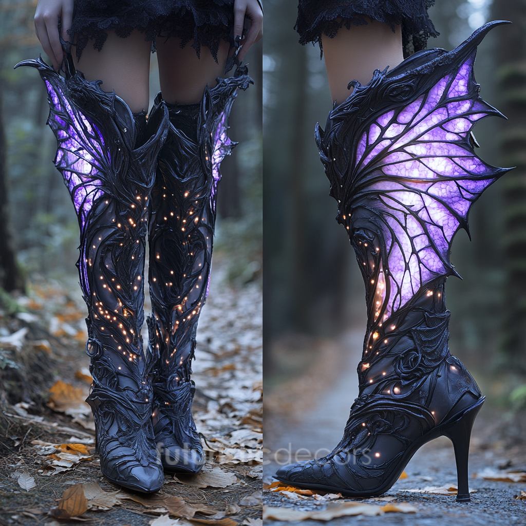 Purple Dragon Boots