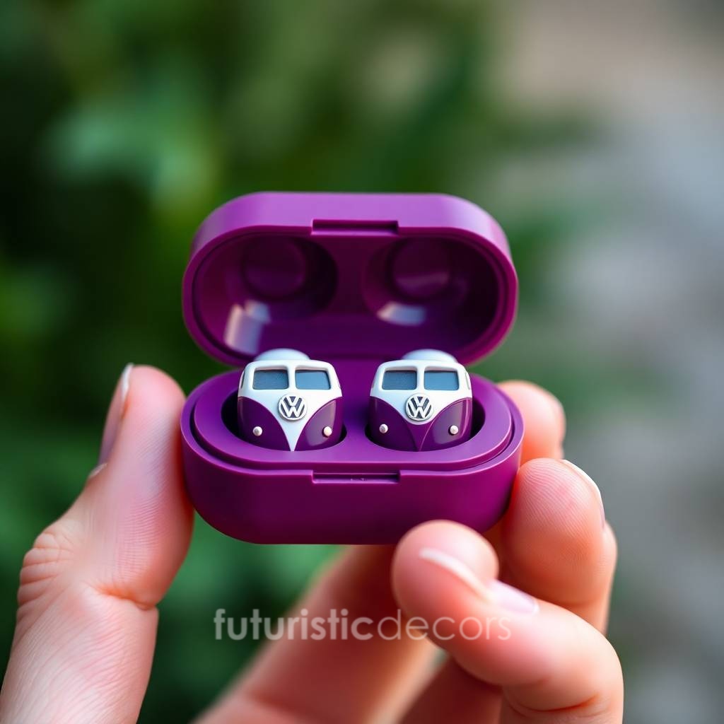 VW Bus Shaped Earbuds