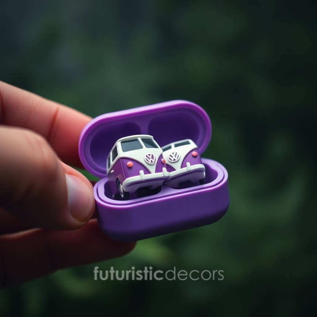 VW Bus Shaped Earbuds