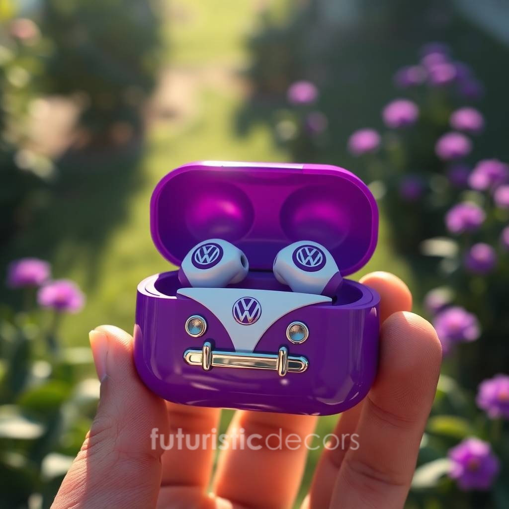 VW Bus Shaped Earbuds