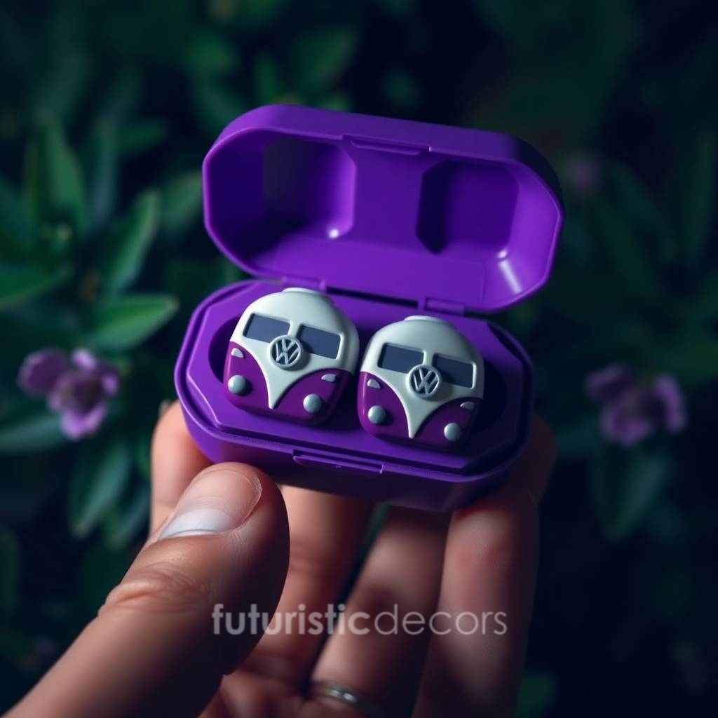 VW Bus Shaped Earbuds