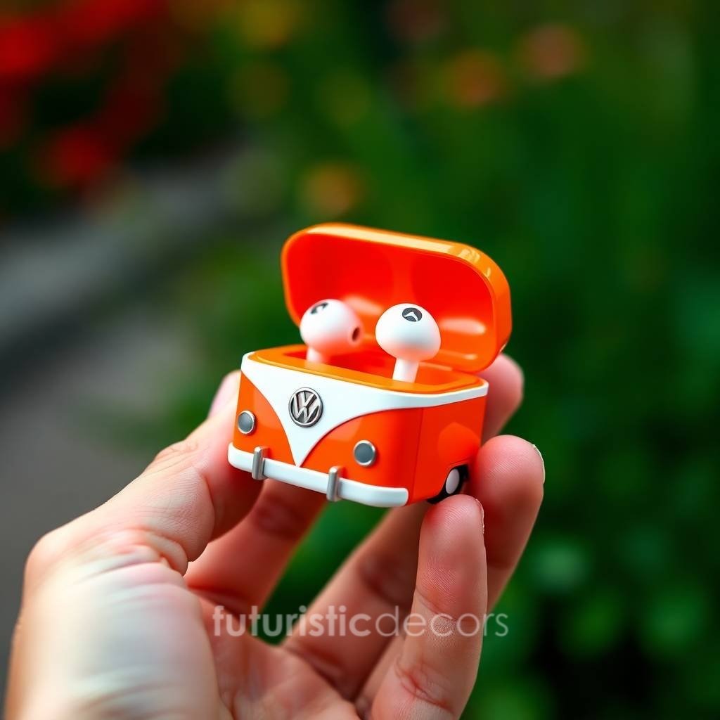 VW Bus Shaped Earbuds
