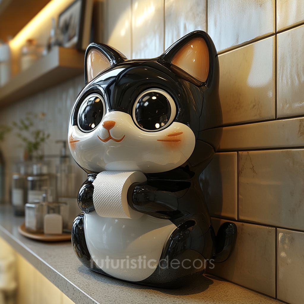Adorable Kitten Toilet Roll Holders