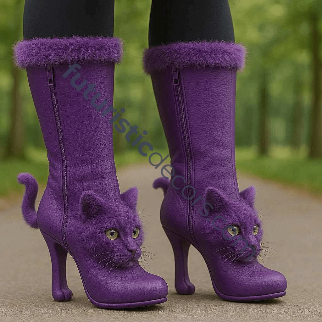 Cat High Heels Boots