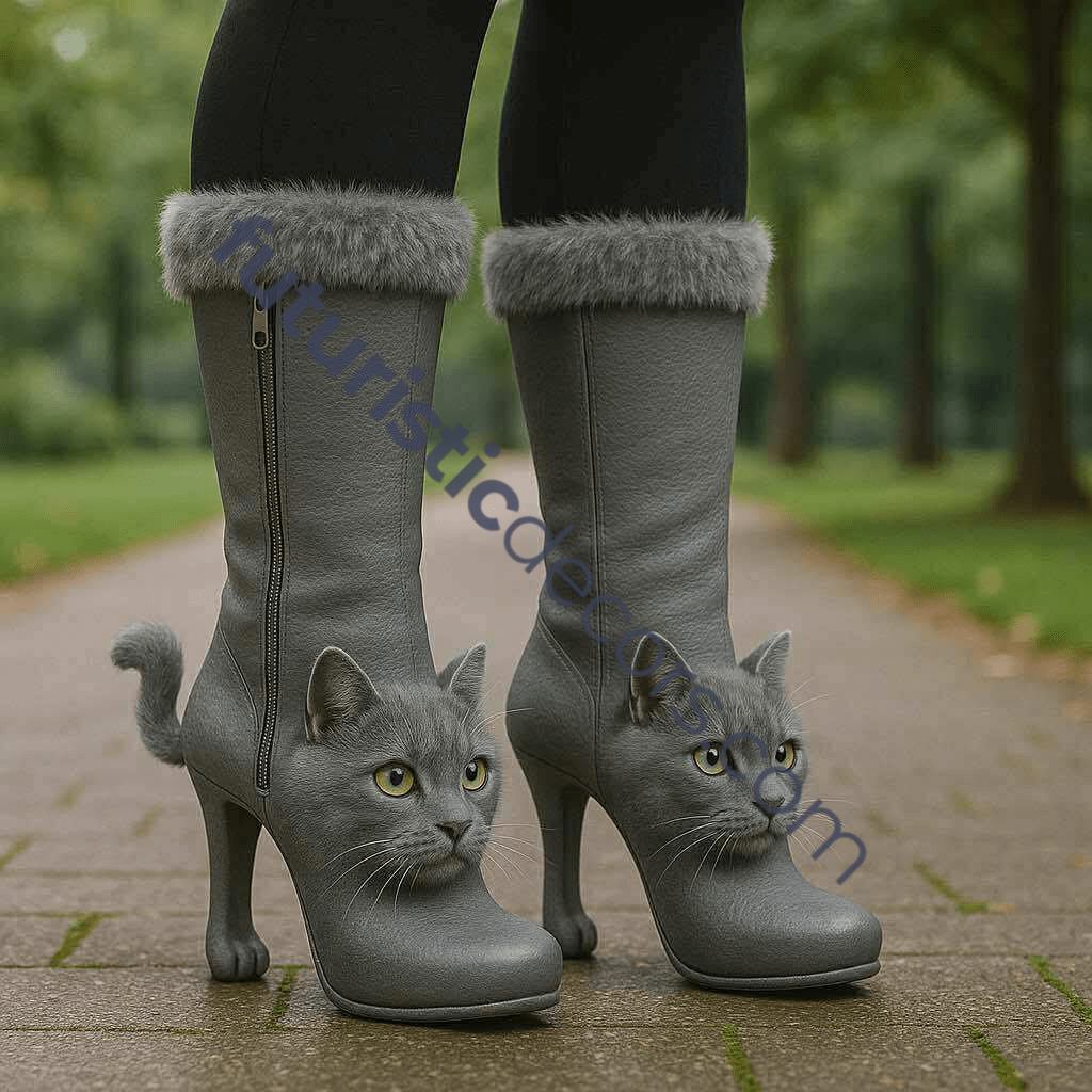Cat High Heels Boots