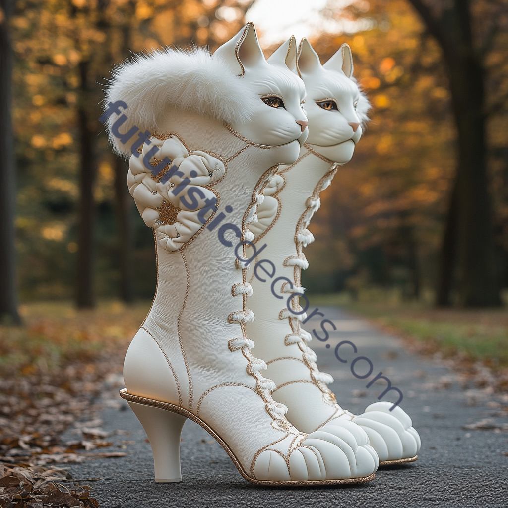 Cat High Heels Boots