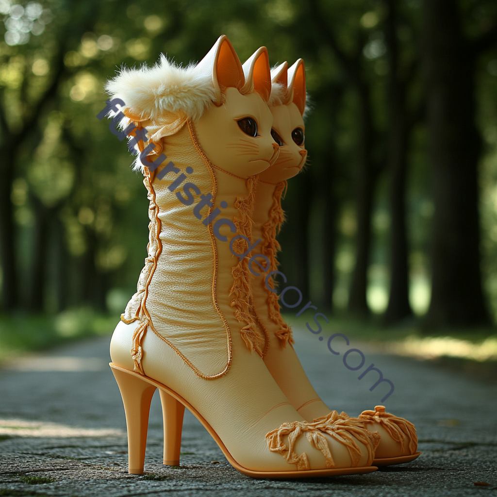 Cat High Heels Boots