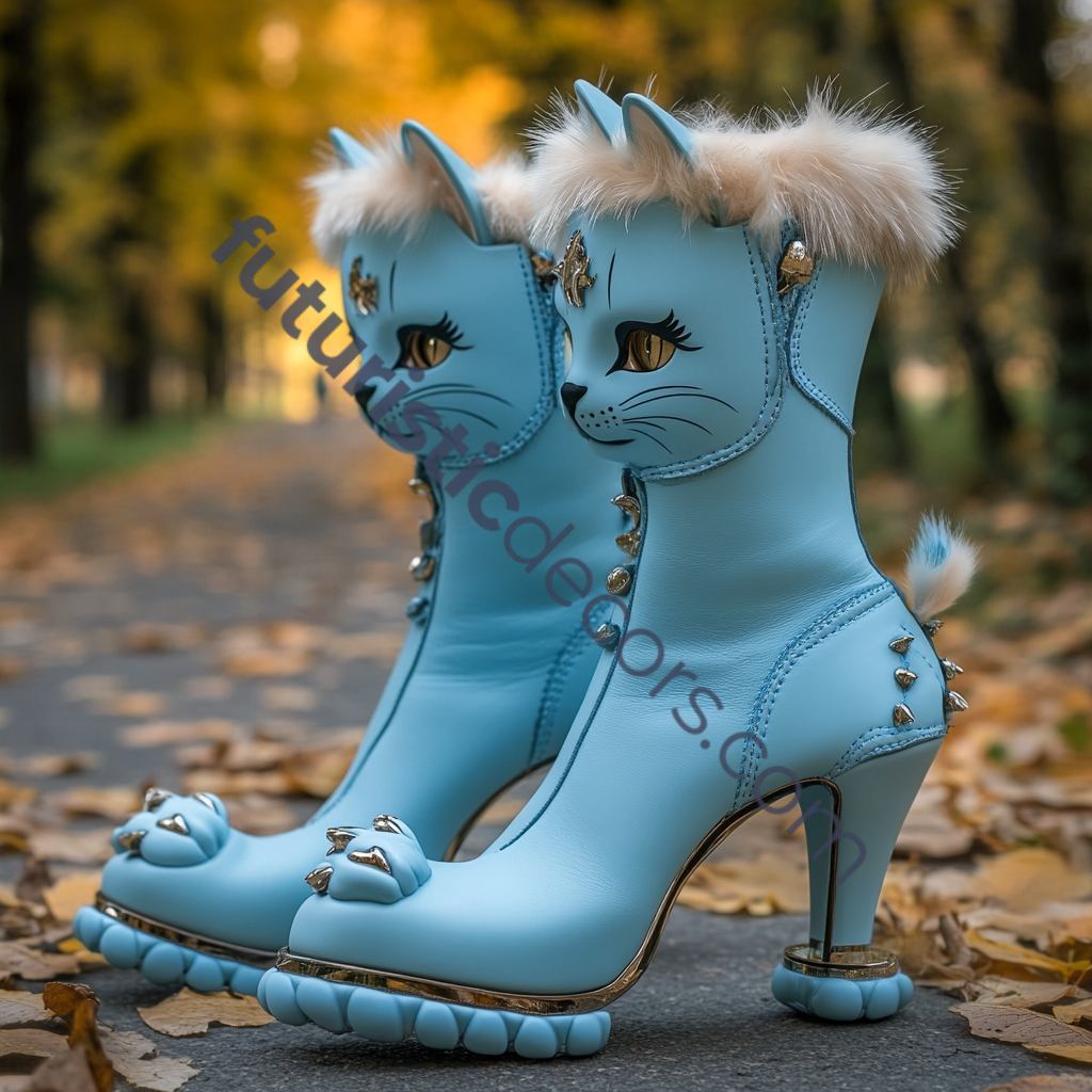 Cat High Heels Boots