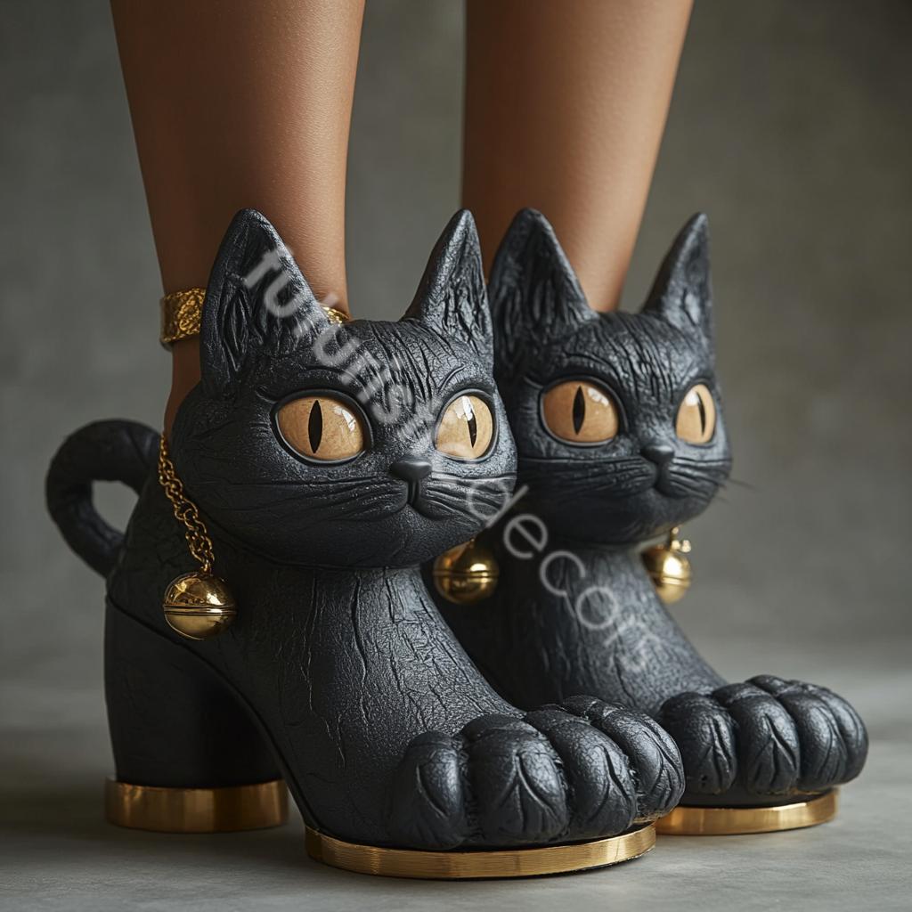 Cat Shaped Heels