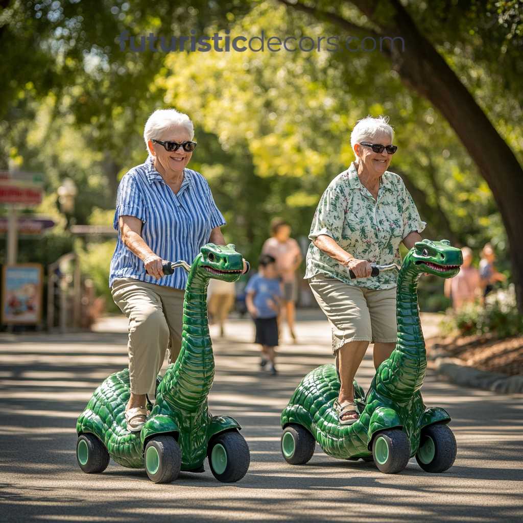 Dinosaur Mobility Scooter