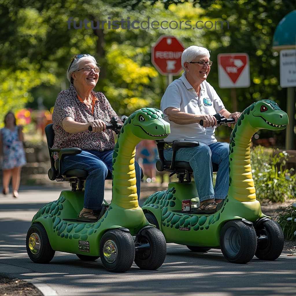 Dinosaur Mobility Scooter