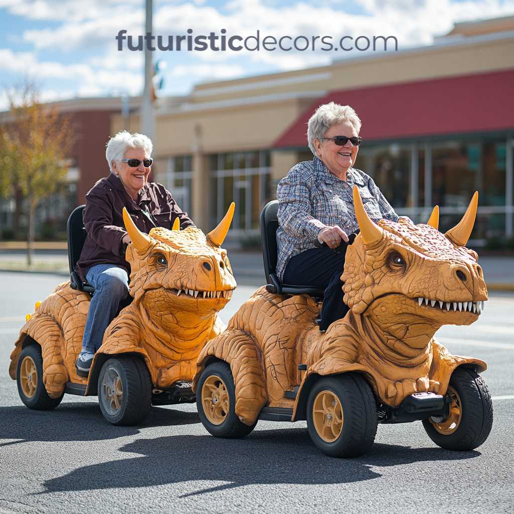 Dinosaur Mobility Scooter