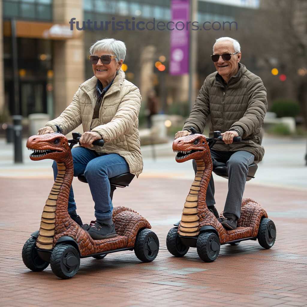 Dinosaur Mobility Scooter