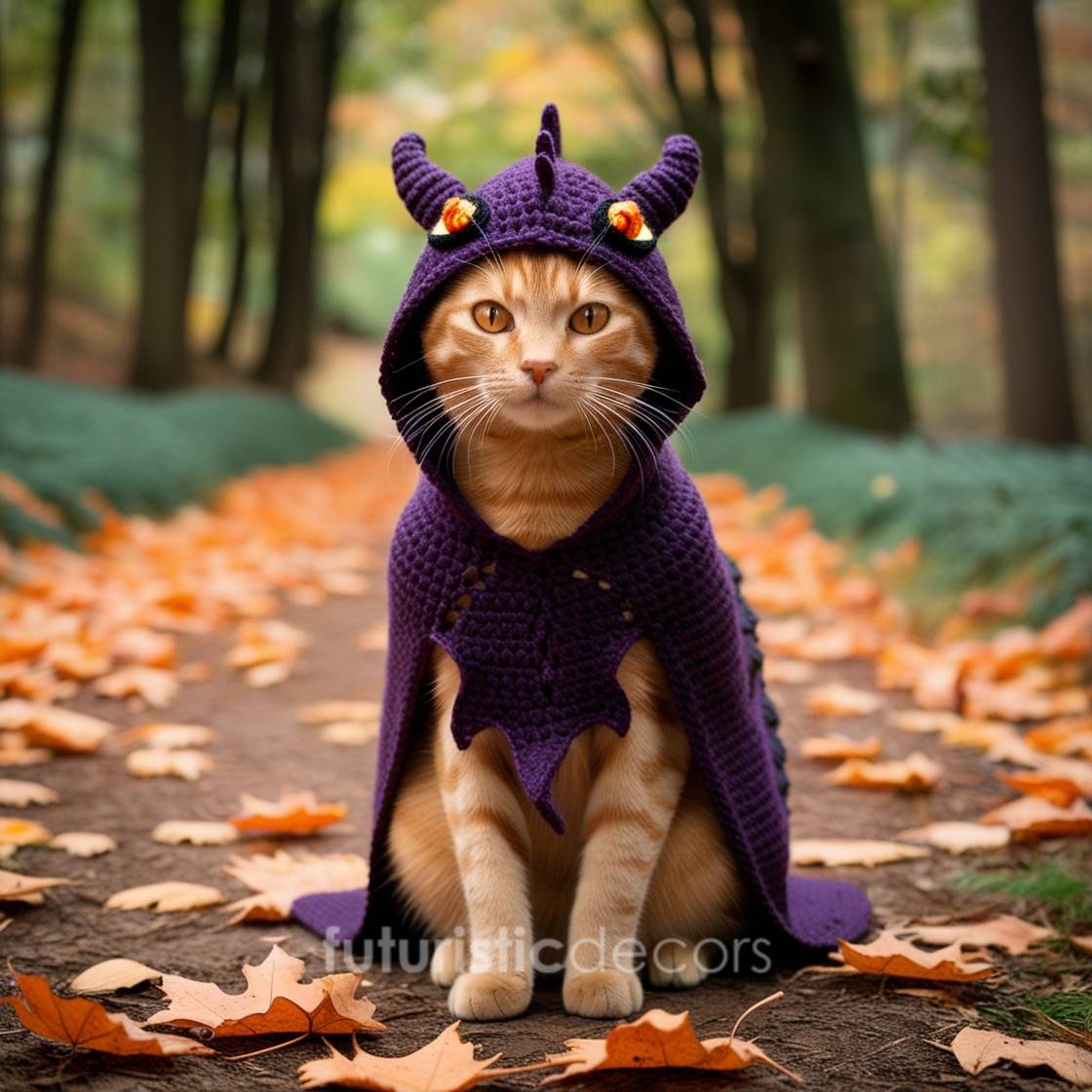 Dragon Hoodie For Cat