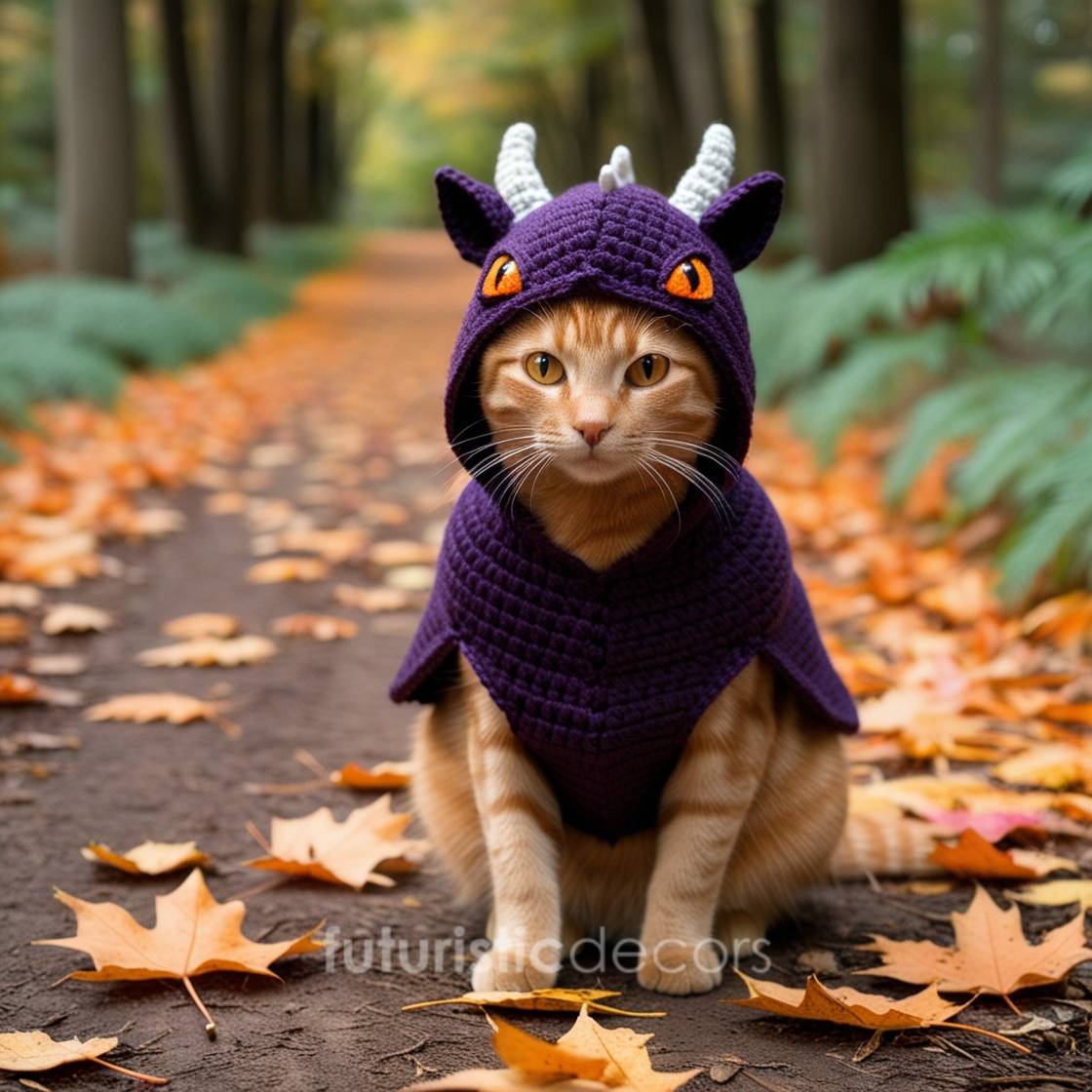 Dragon Hoodie For Cat