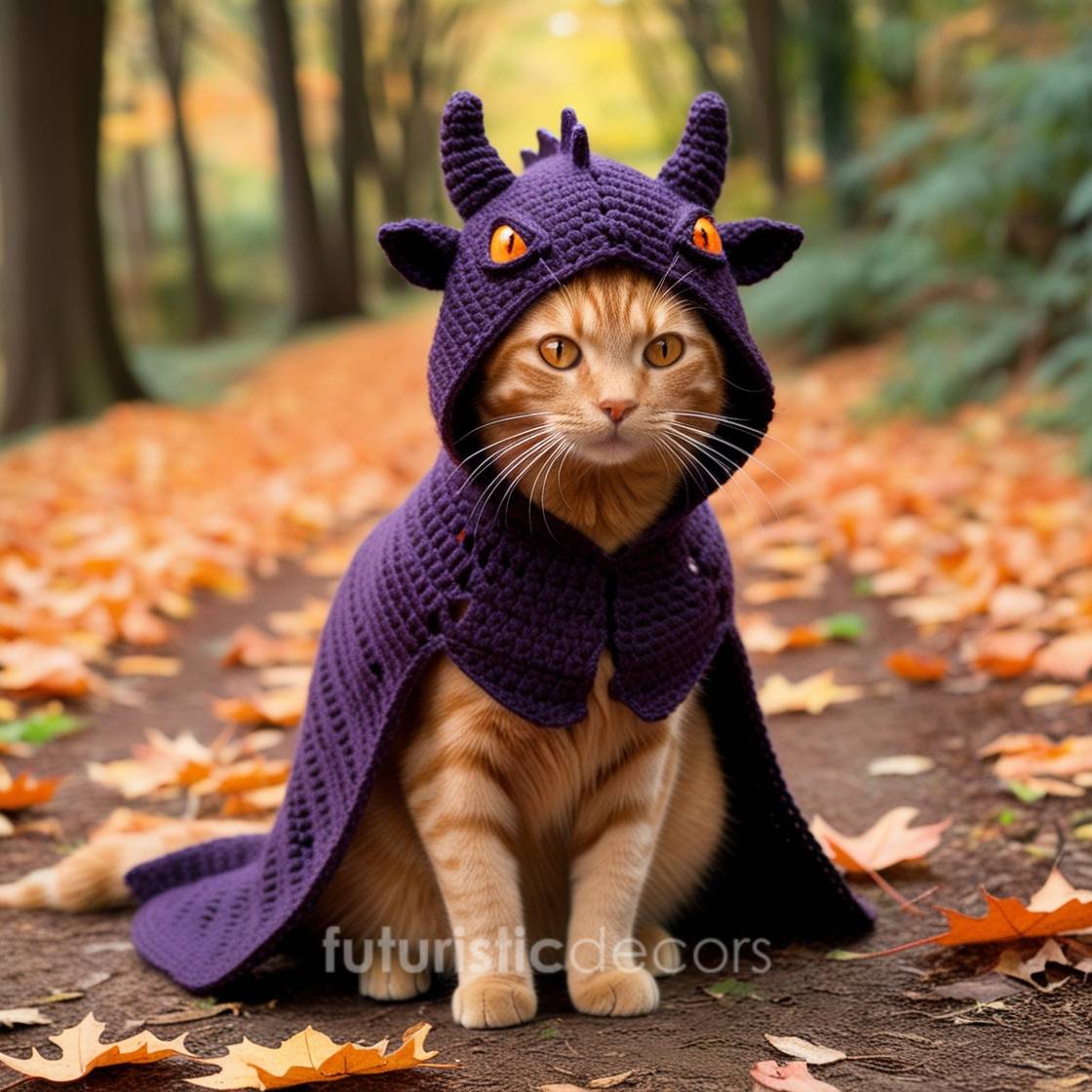 Dragon Hoodie For Cat