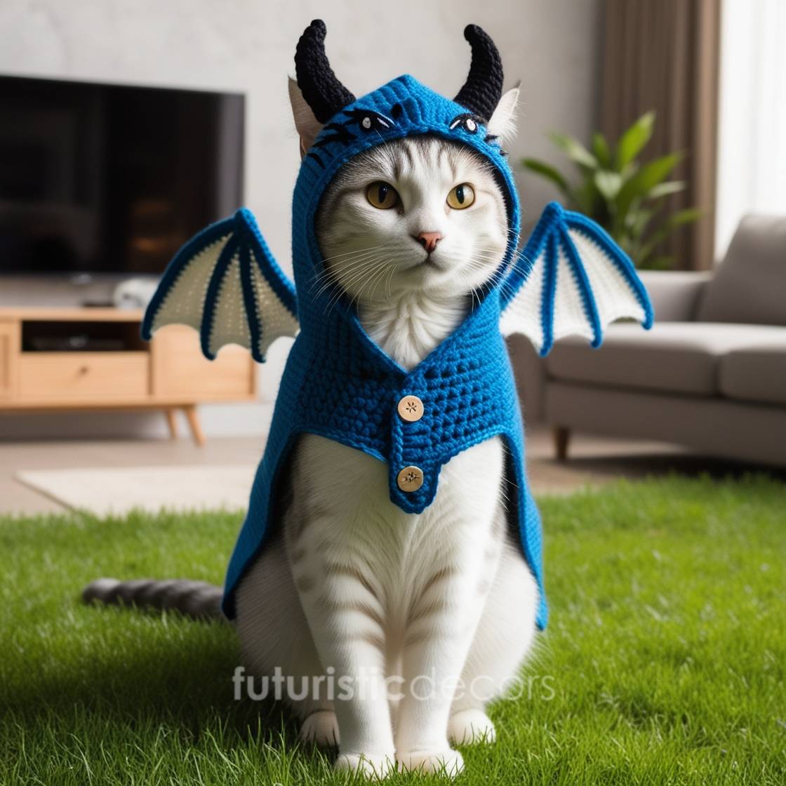 Dragon Hoodie For Cat