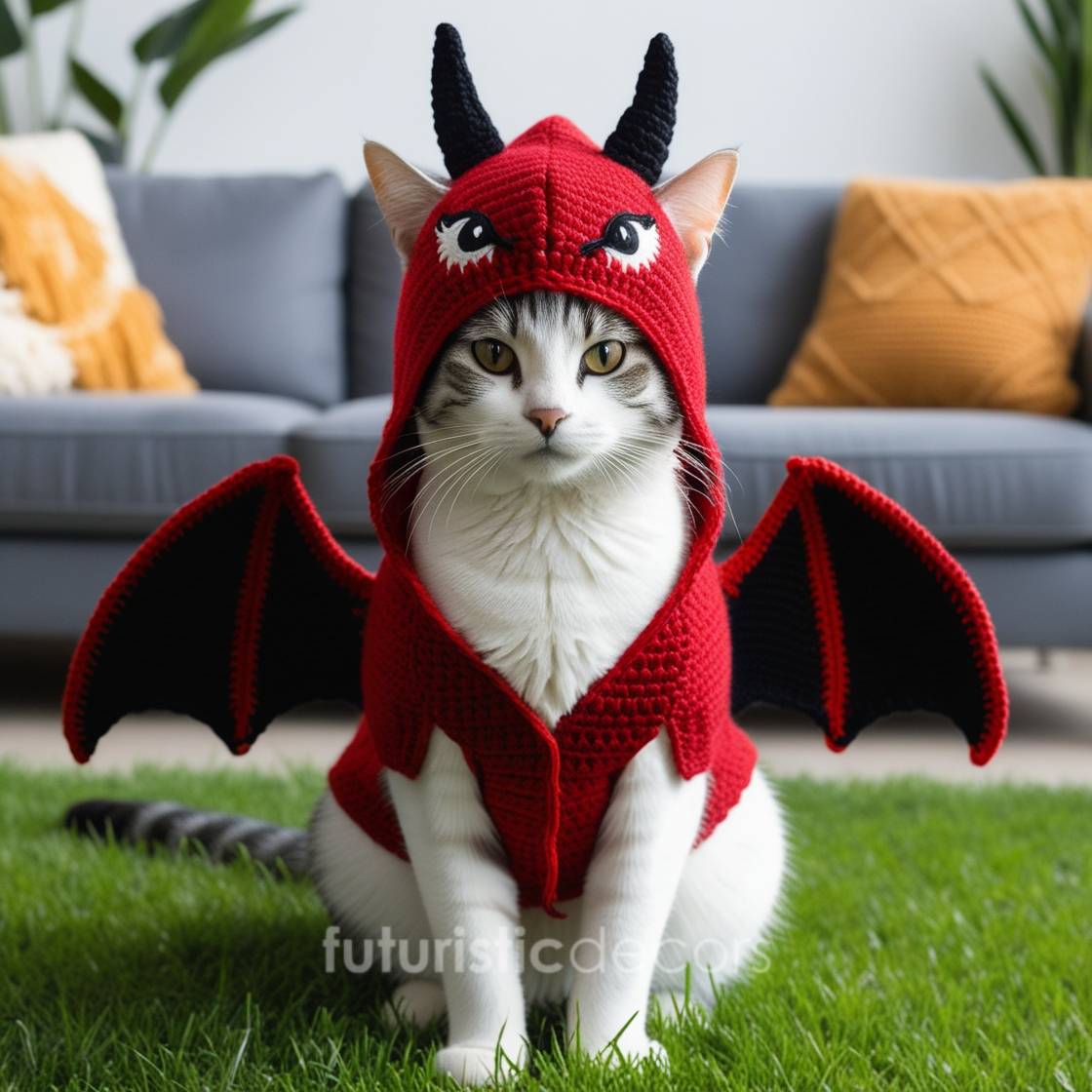 Dragon Hoodie For Cat