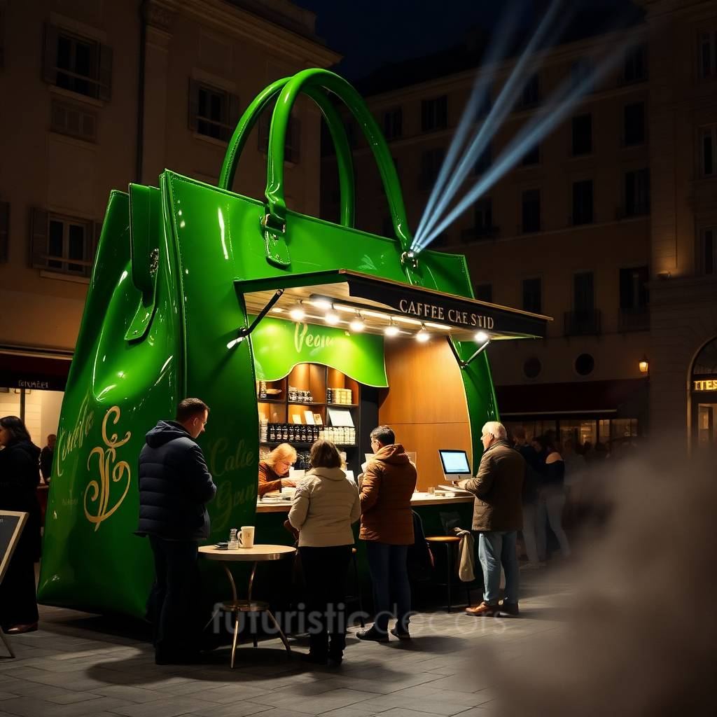 Handbag Coffee Kiosk