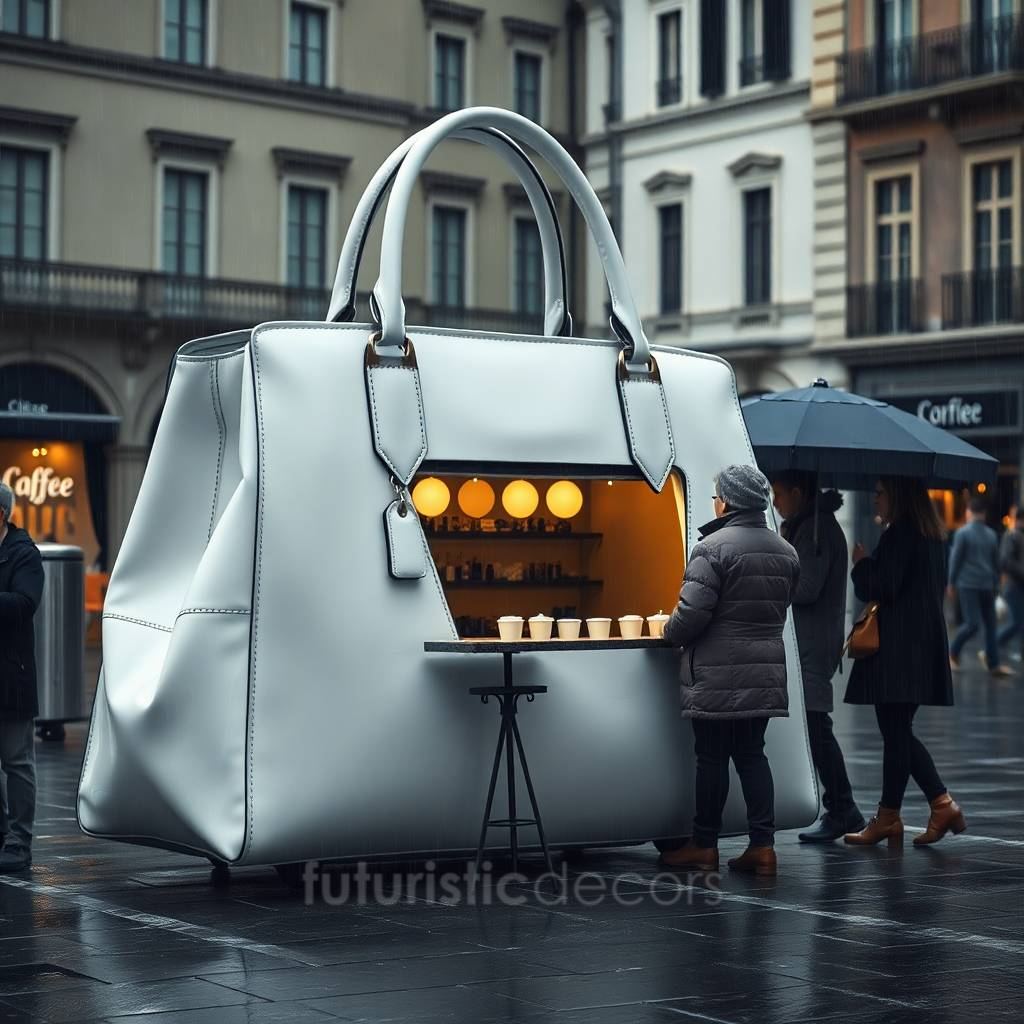 Handbag Coffee Kiosk