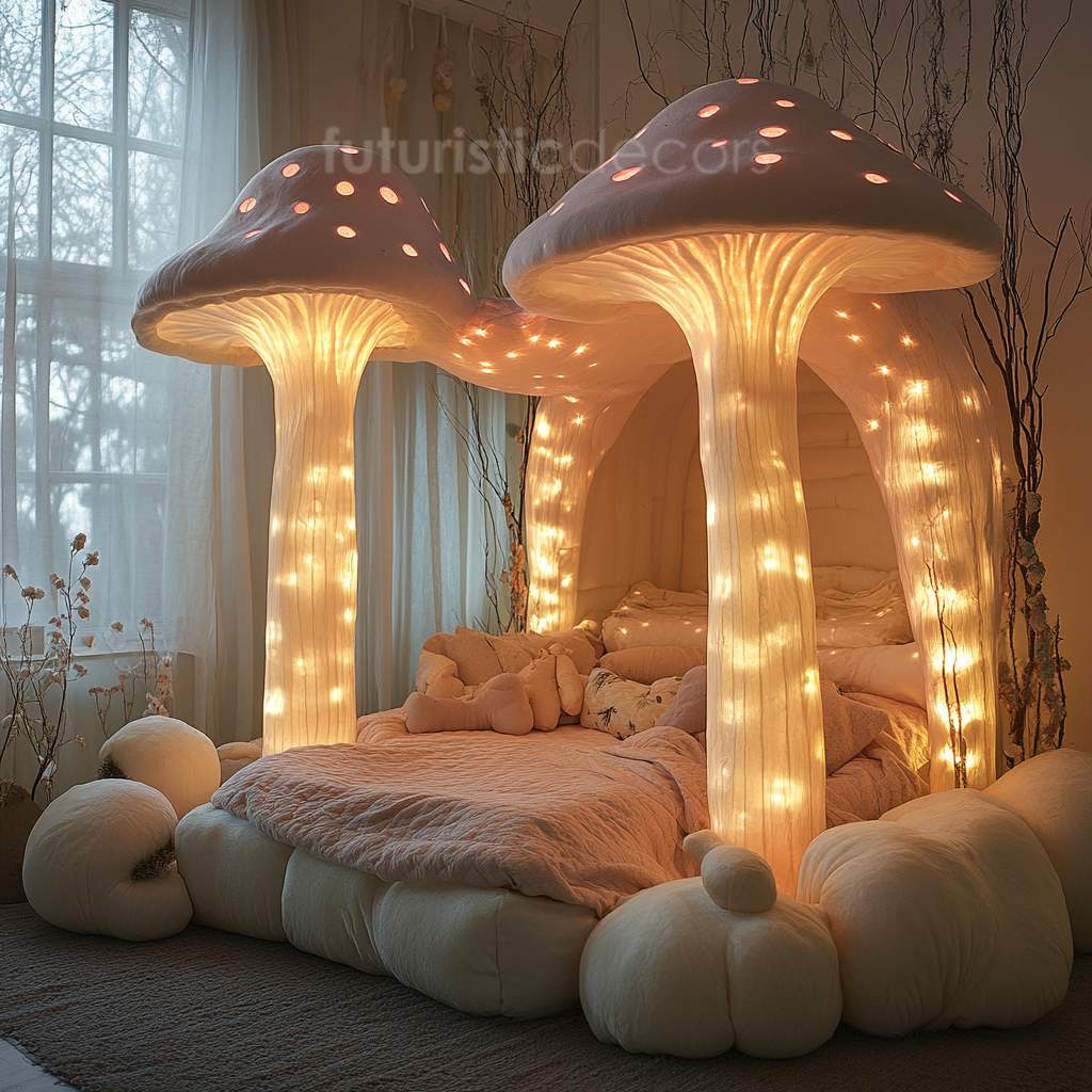 Glowing Mushroom Bed