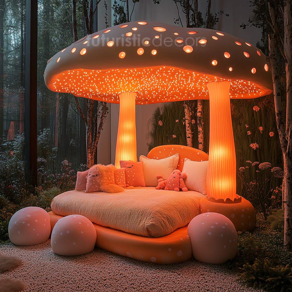 Glowing Mushroom Bed