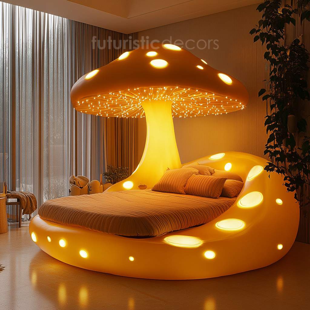 Glowing Mushroom Bed