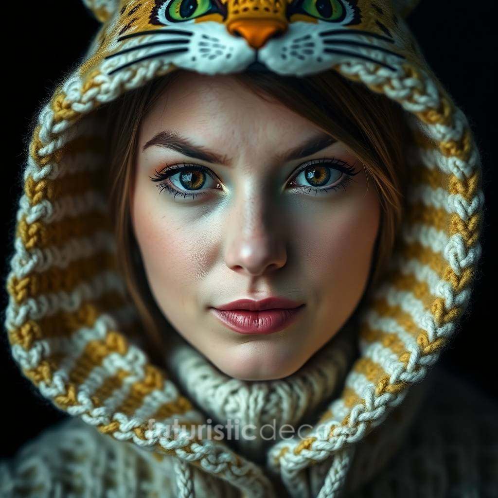 Gorgeous Knit Cat Hoodies