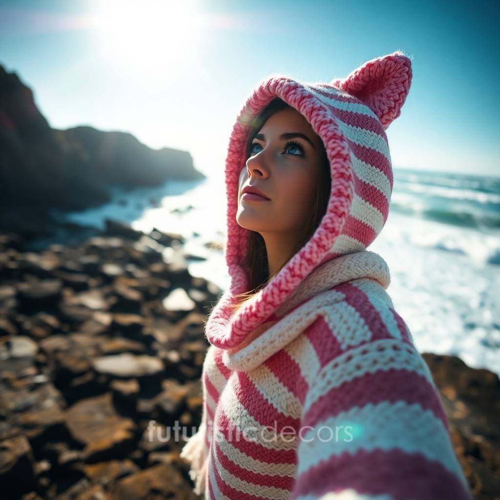 Gorgeous Knit Cat Hoodies