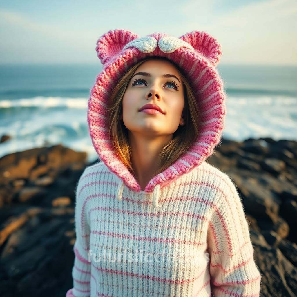 Gorgeous Knit Cat Hoodies