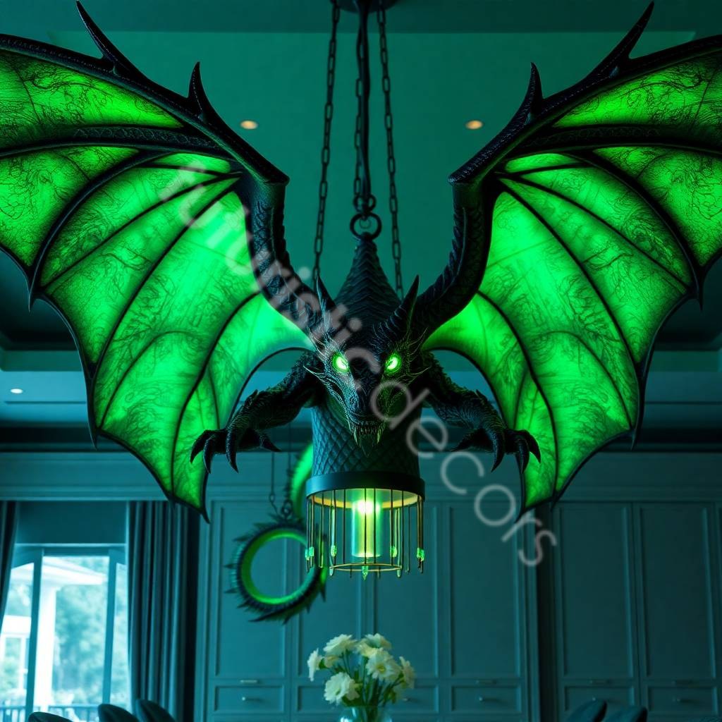 Dragon Wyvern Chandelier