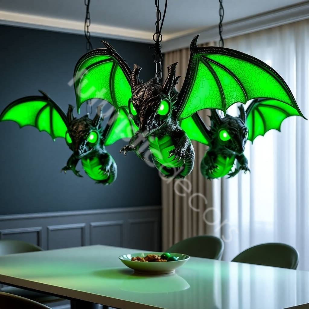 Dragon Wyvern Chandelier
