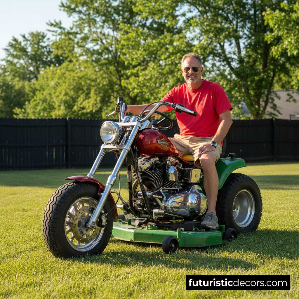 Harley lawn mower