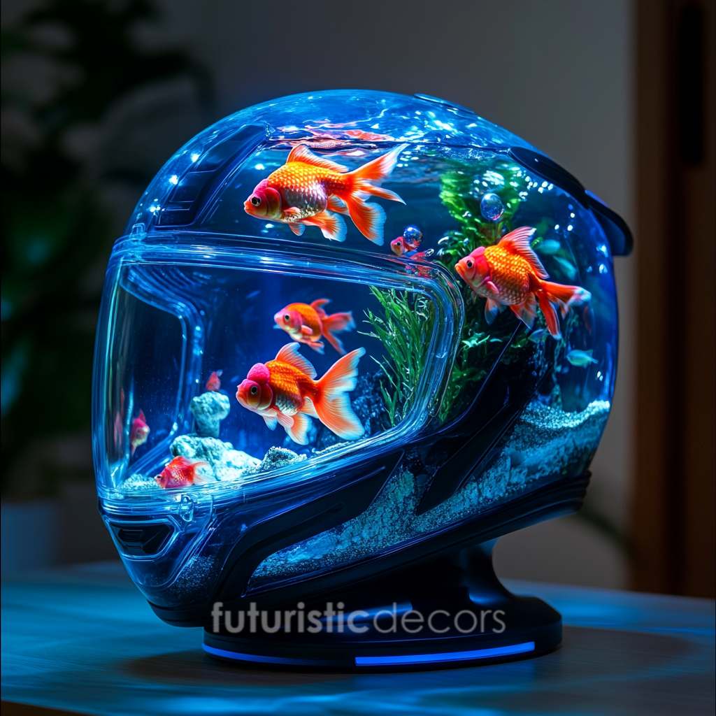 Helmet Shaped Aquarium