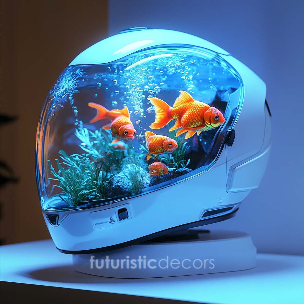 Helmet Shaped Aquarium