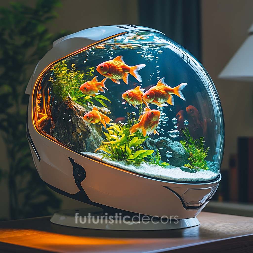 Helmet Shaped Aquarium