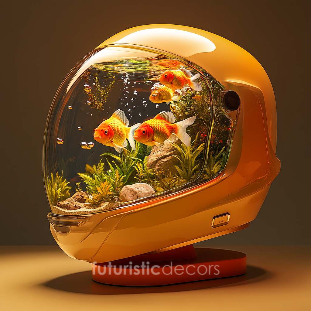Helmet Shaped Aquarium