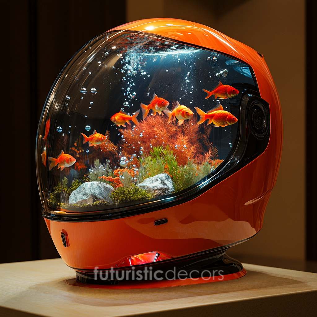 Helmet Shaped Aquarium