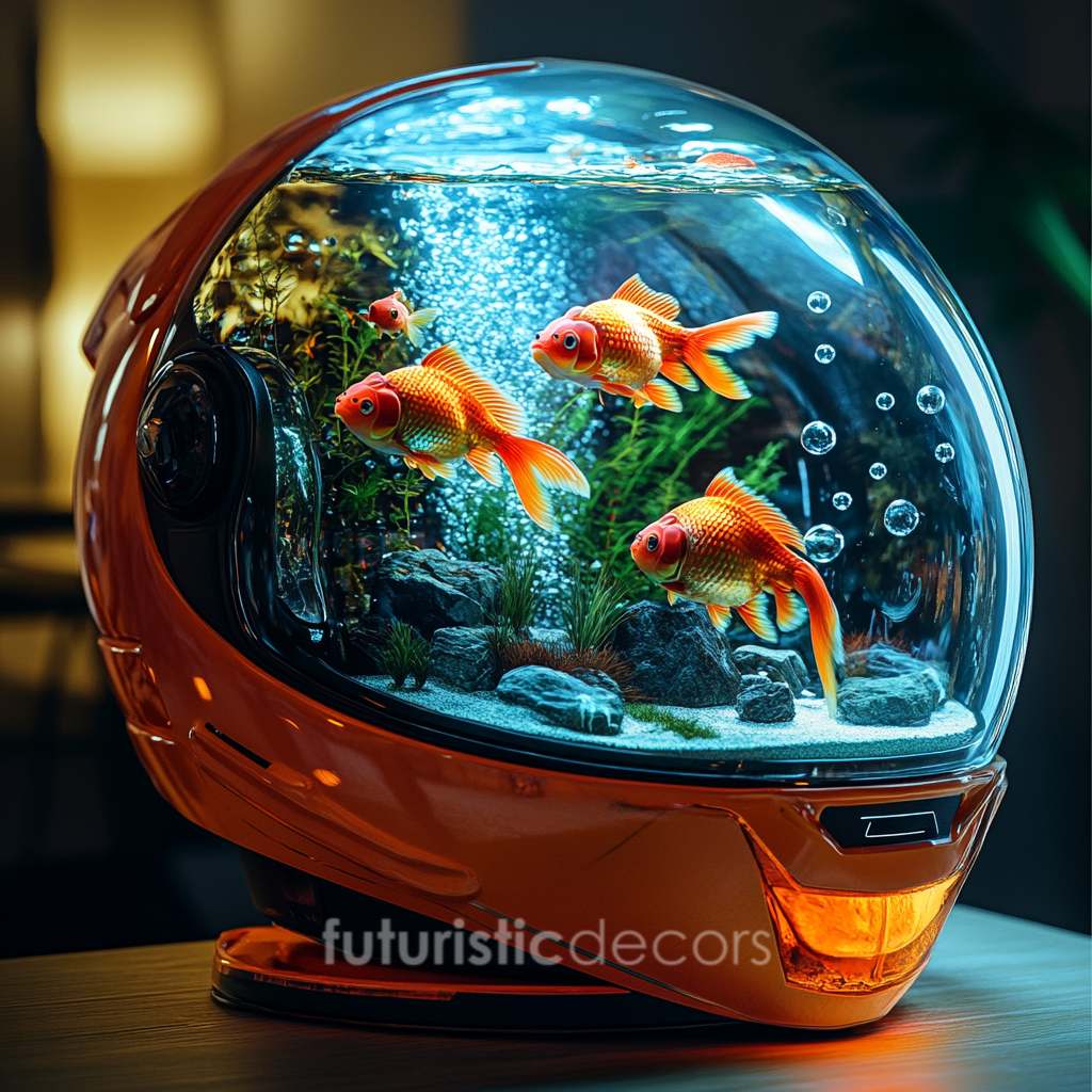 Helmet Shaped Aquarium