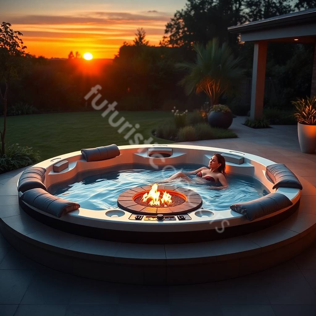 Hot Tubs With Fire Pits