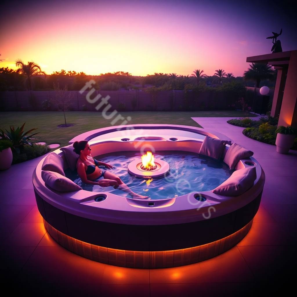 Hot Tubs With Fire Pits