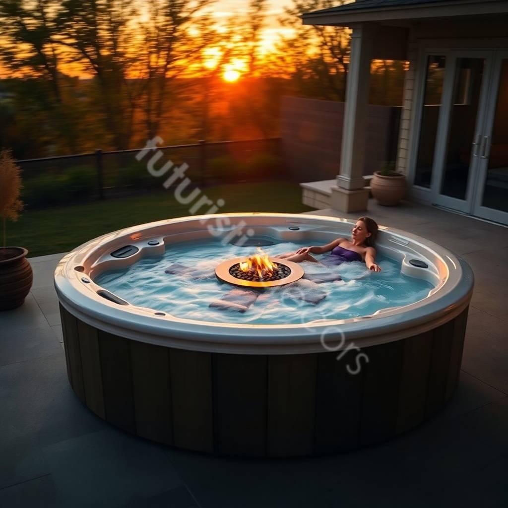 Hot Tubs With Fire Pits
