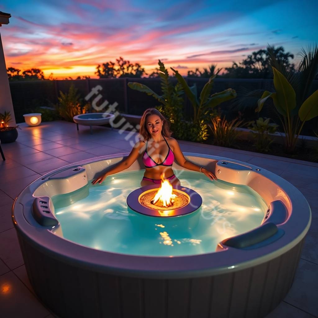Hot Tubs With Fire Pits