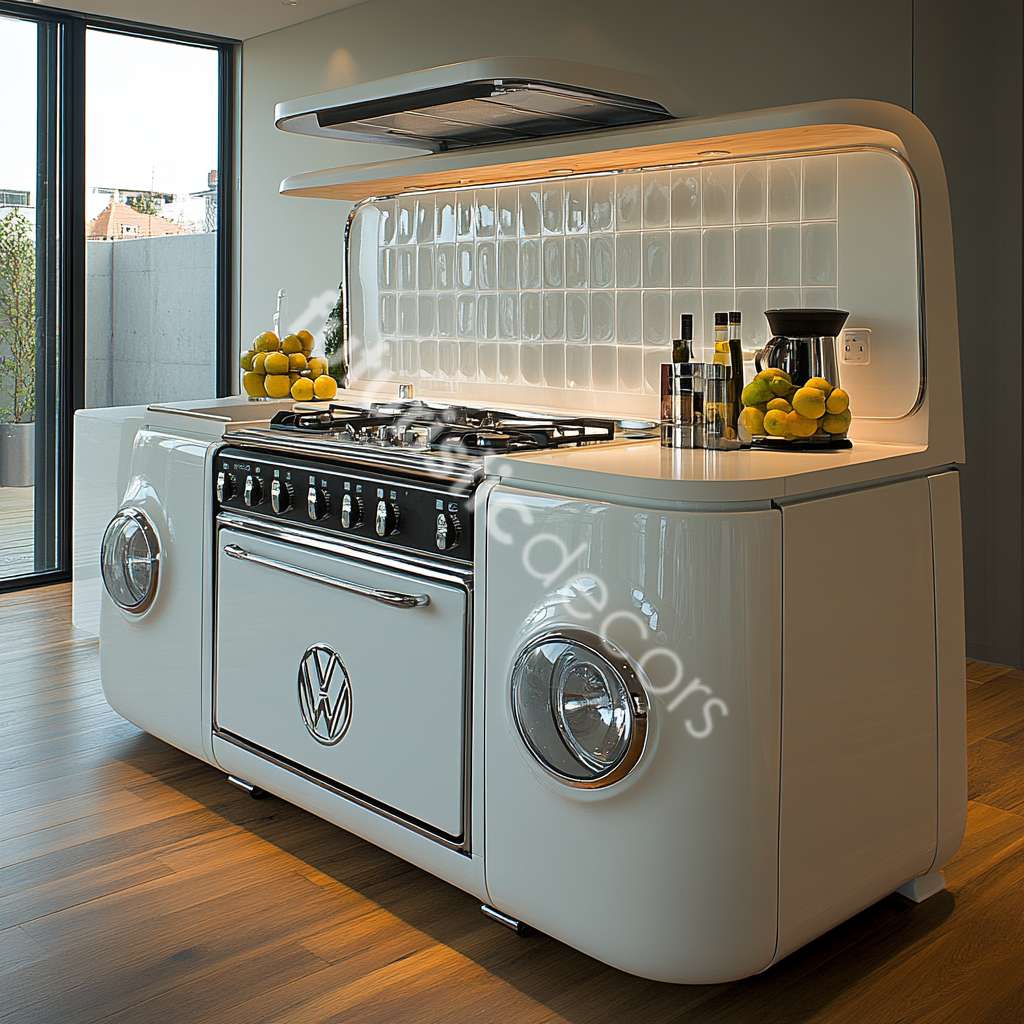 VW Bus Kitchen Island